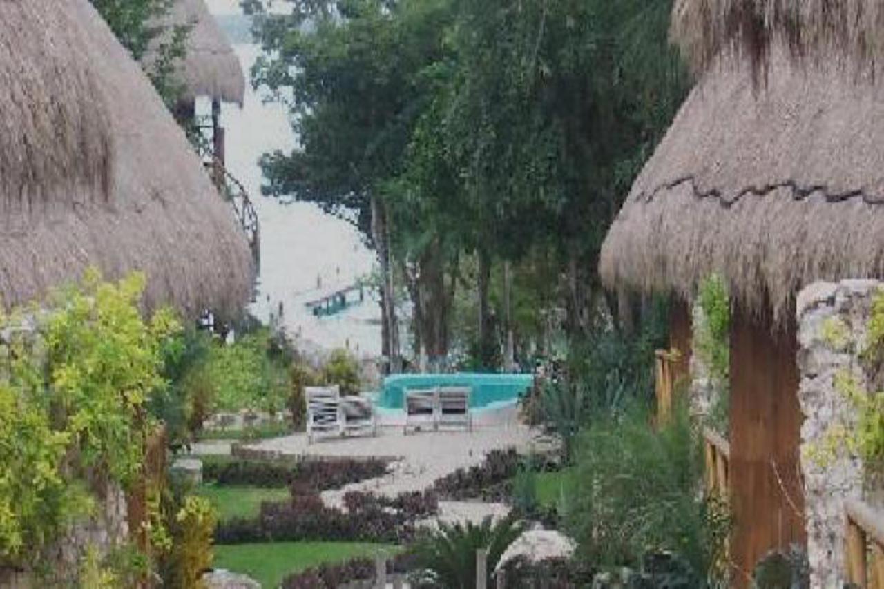 בקאלאר Villas Eco-Romanticas Kuuch Ka'Anil מראה חיצוני תמונה
